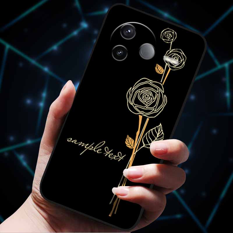 For Xiaomi POCO F7 Ultra Case Xiaomi POCO F7 Pro 3D Flowers Emboss Soft Silicone Phone Cases for POCOF7 Pro Back Cover Coque Bag