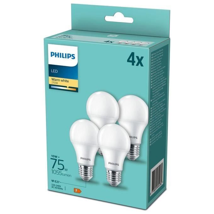 Philips Lot de 3 ampoules goutte 75 W