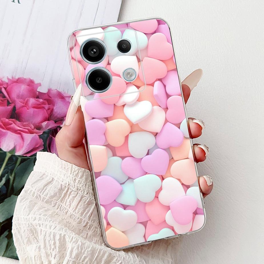 For Xiaomi Redmi Note 13 Pro 4G Case Luxury Popular Painted Cover Soft Slim Phone Case For Redmi Note 13 Pro Plus Note13 5G Bags