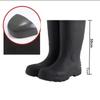 2024 Men's Work Boots Construction Site Protection Plus Steel Boots Anti-smashing Anti-stab Platform Boots Men's Tall Rain Boots