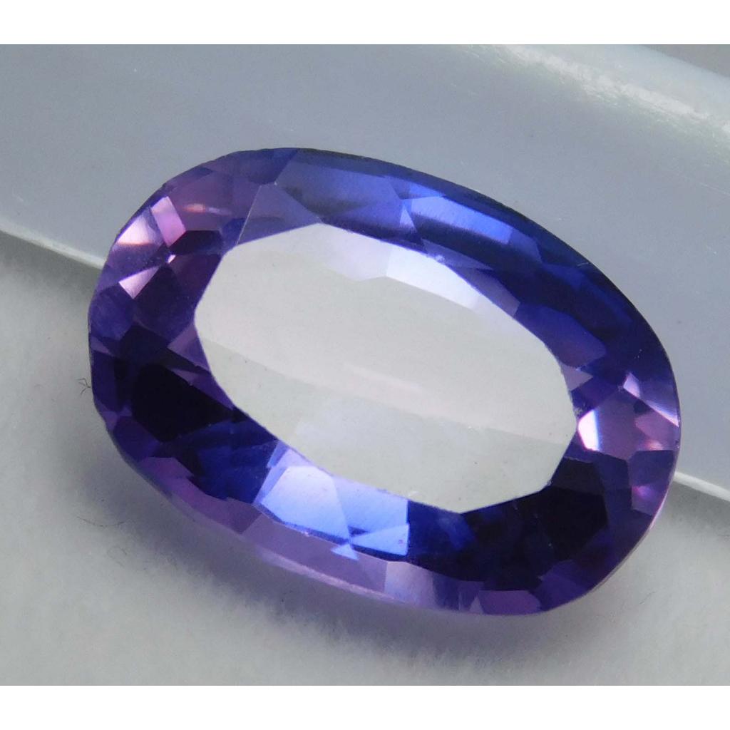 Purple Tanzanite   Natural 8.41 Ct Loose Gemstone Ring Size Oval Cut