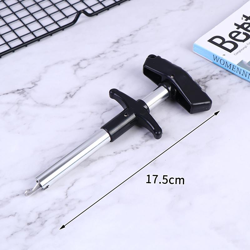

1Pc Fishing Hook Remover Tool Fishing Lure Remover Aluminum Tube Hook Detacher Portable Fish Hook Out Extractor S серебряный