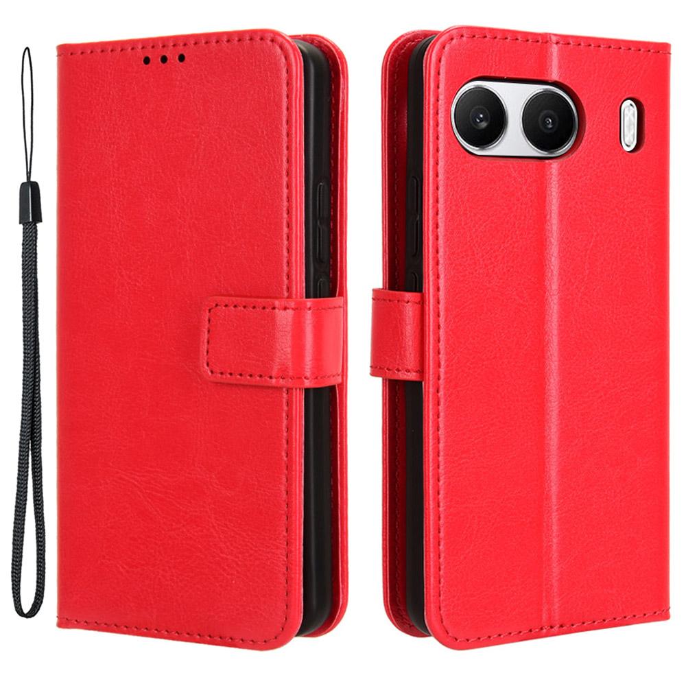 For OnePlus Nord 4 Case Crazy Horse Texture PU Leather Phone Wallet Cover