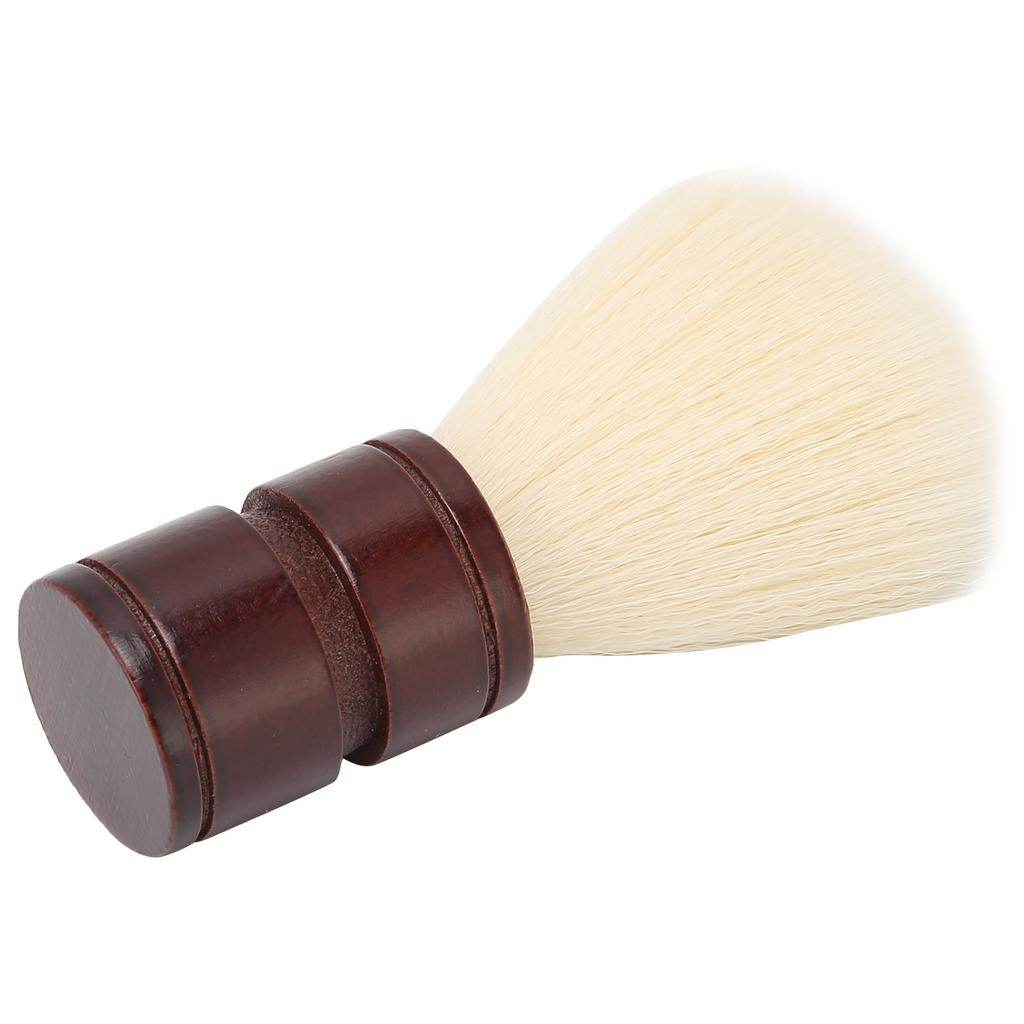 Men"s Shaving Brush Soft Nylon Wool Wooden Handle Professional Beard Cleaning Grooming Tool
