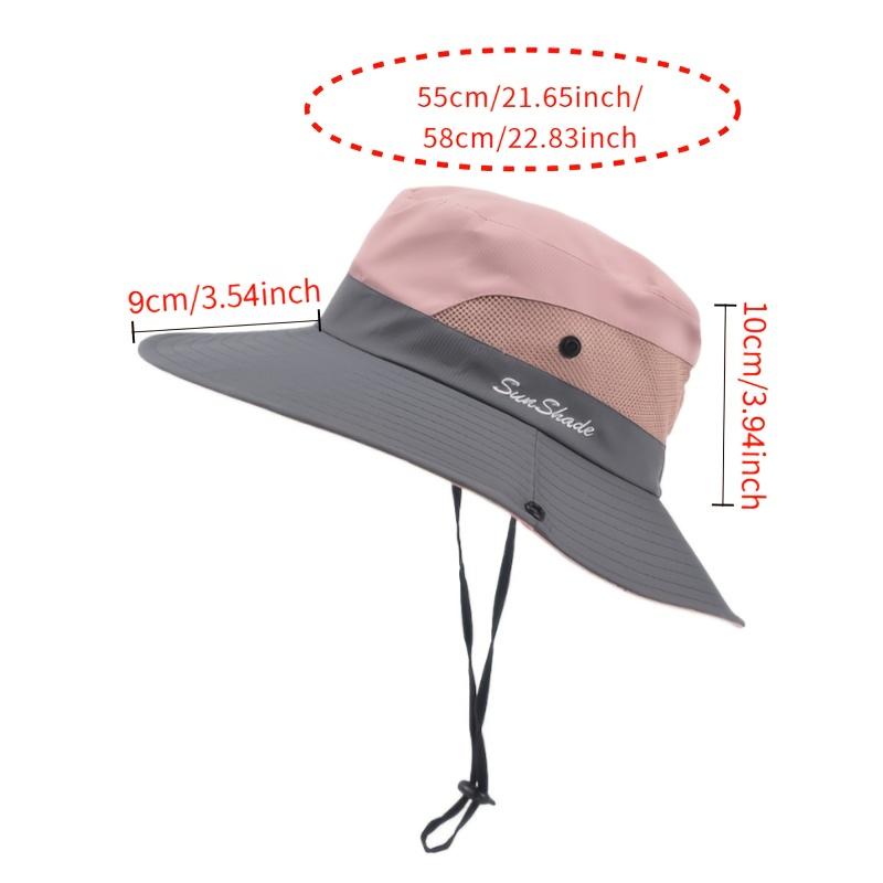 Cappello da Sole Estivo Unisex a Tesa Larga con Rete Traspirante, Tessuto Leggero Protezione Completa per Viso e Collo per Pesca Escursionismo Campeggio Spiaggia Uso Esterno