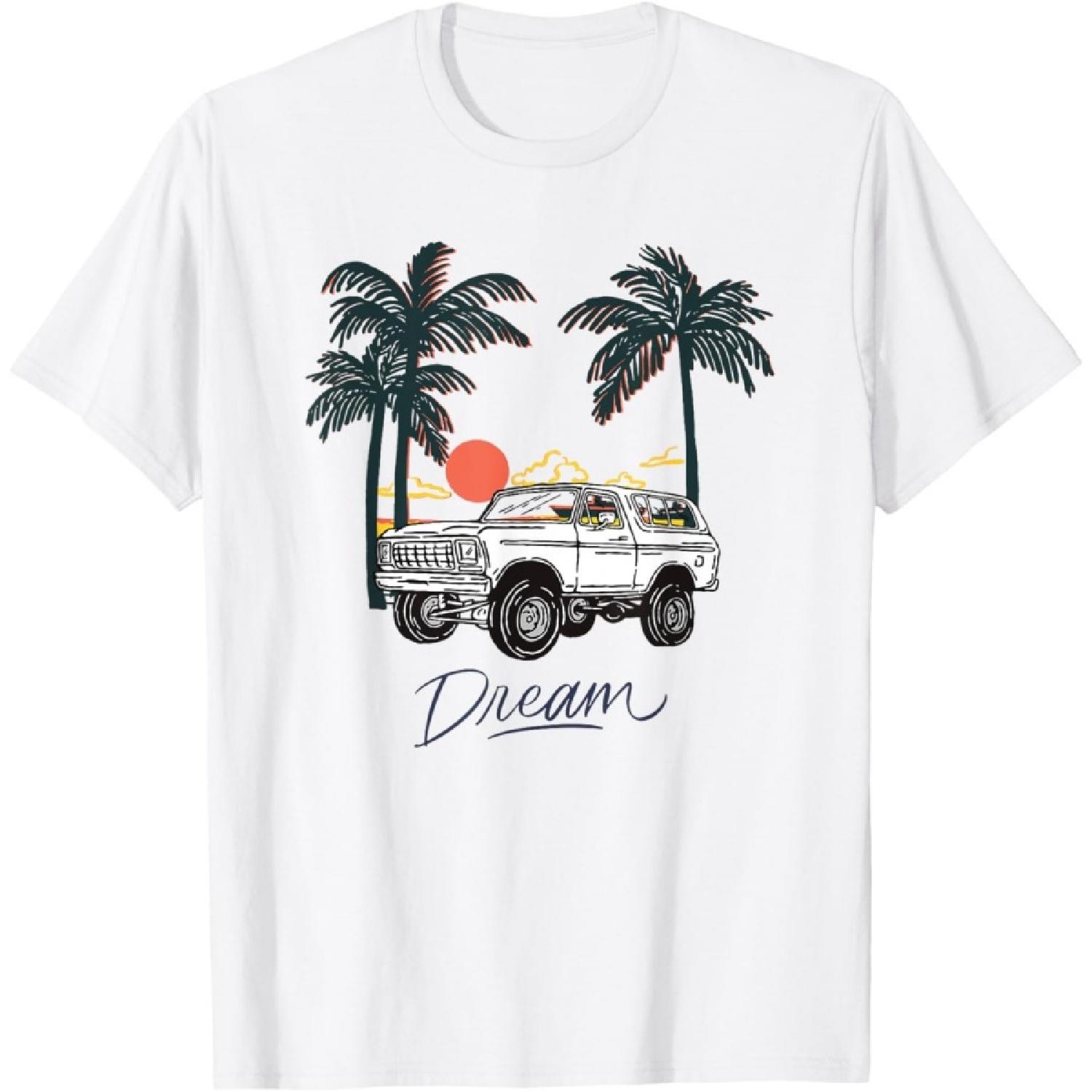 Винтажная футболка Hollywood Dream Beach XXXXXL белый