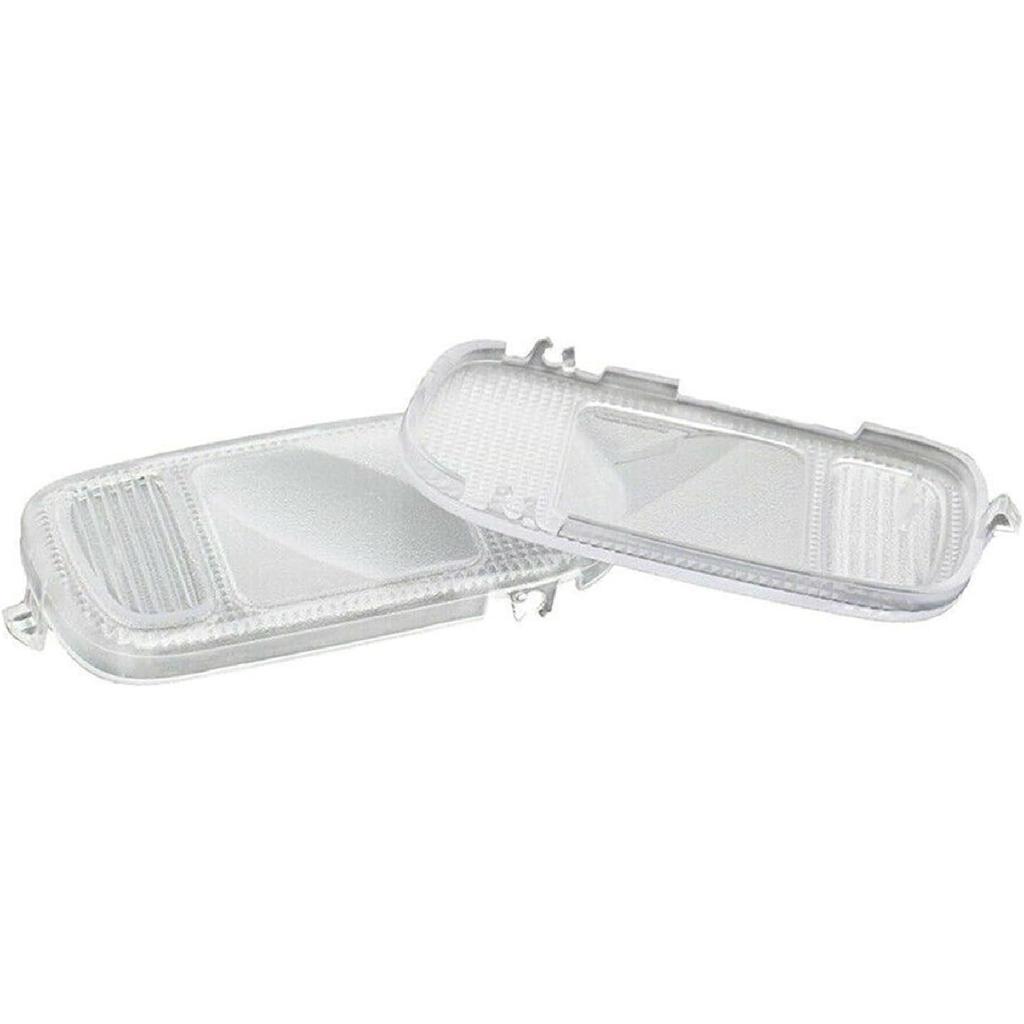 2 Pièces Couvercle de Lumière de Carte de Dôme de Toit Lentille de Lumière de Lampe de Lecture de Carte de Console de Plafond 5183271AA 5183270AA 74970 Compatible pour Ram 1500 2500 3500 4500 5500