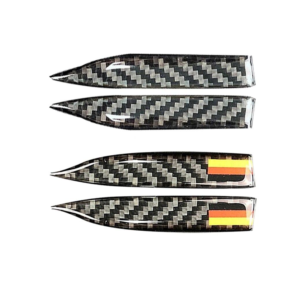Car Accessories For BMW E90 E60 F30 F34 F10 F20 X1 Carbon Fiber Rearview Mirror Anti-rub Strip Protector Anti-collision Sticker