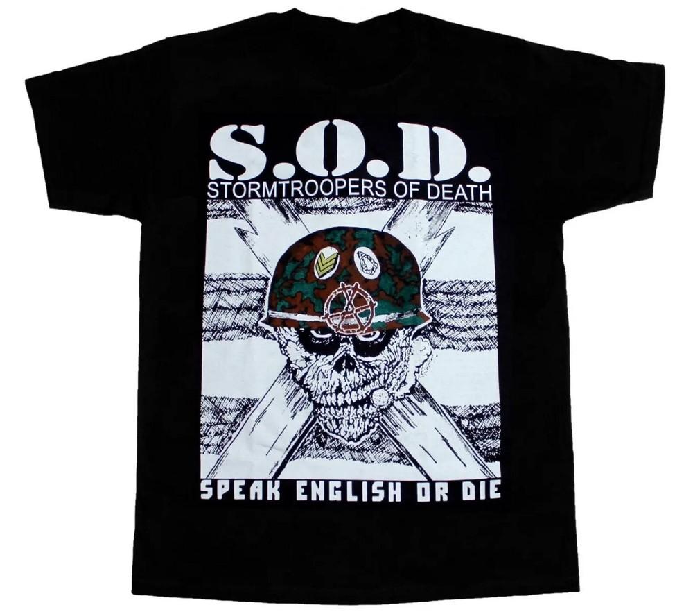 

Rare S.O.D. Stormtroopers of Death Band Black All Size Unisex T-Shirt Unisex T-Shirt XXL