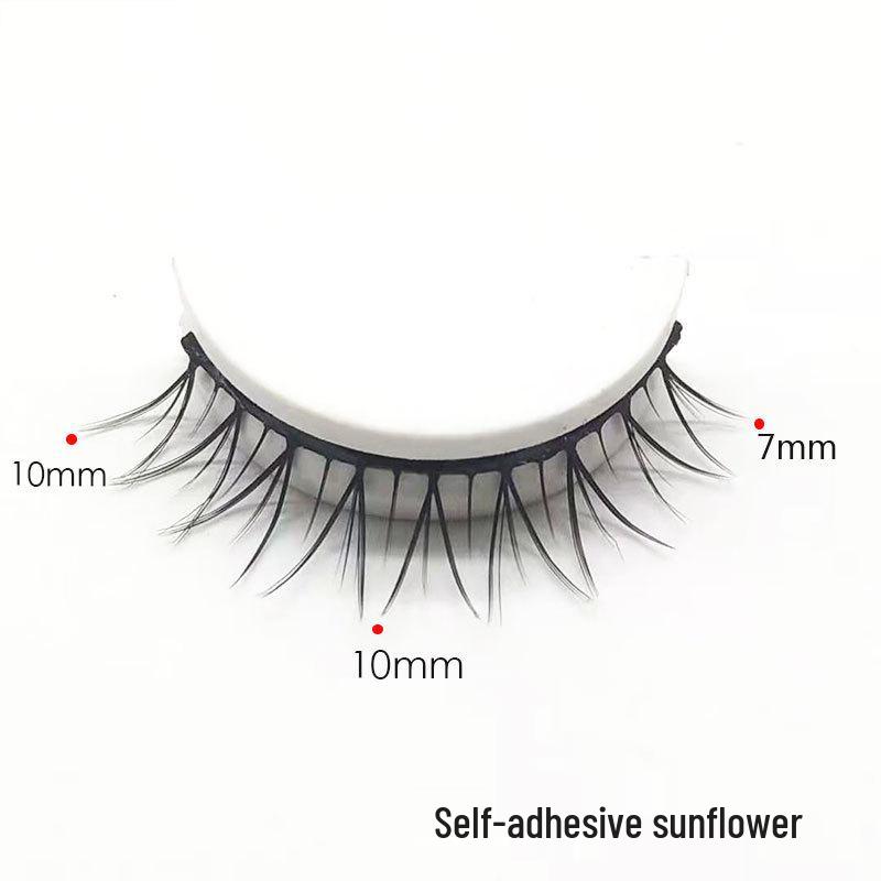 

New 3 Pairs Glue-Free Self-Adhesive False Eyelashes - Natural, Slim, Long, Dense, Washable Simulation Adhesive Pen