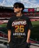 Comfort Colors Arsenal Champions 2026 Shirt, Kings of London Football Fan Tee, Premier League Winner Graphic T Shirt