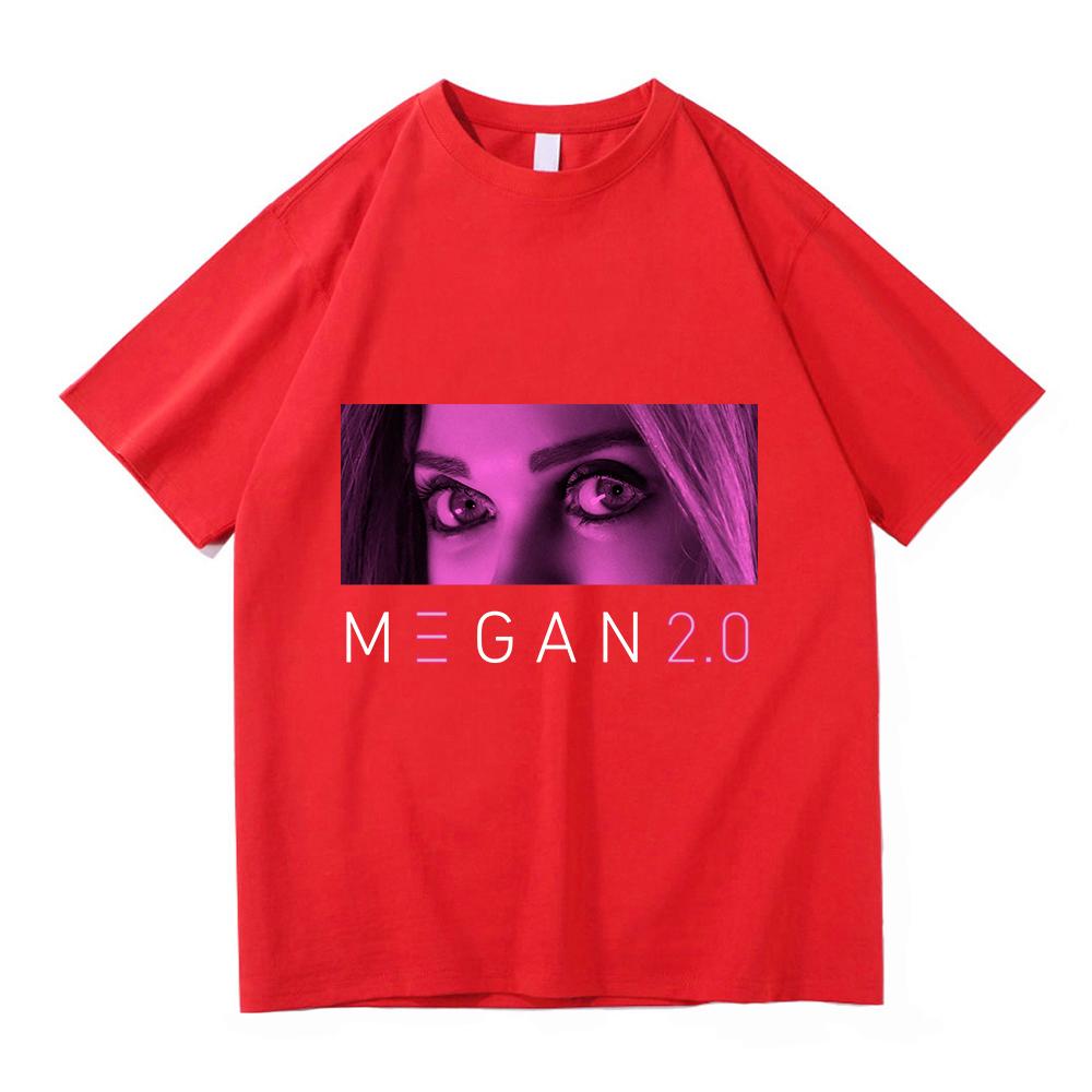 Horrorfilm M3GAN 2.0 T-Shirt 2025 Mode Halloween Retro Herren-/Damenbekleidung Vintage Harajuku Hochwertige Oberteile Baumwoll-T-Shirts