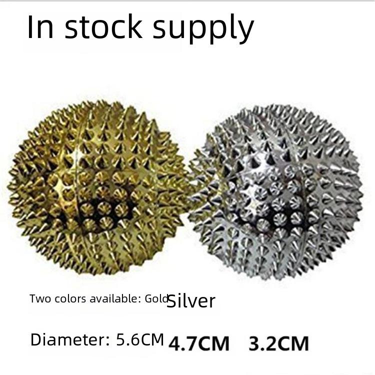 

Компактный магнитный массажный мяч ABS для физиотерапии рук Gold 3.2cm