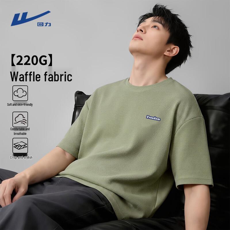Warrior Men s Waffle Knit Short-Sleeve T-Shirt L