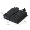 Tactical M4 MOLLE Magazine Pouch: Multifunctional Crossbody Bag with Power Bank Sleeve for Outdoor Sports Enthusiasts.