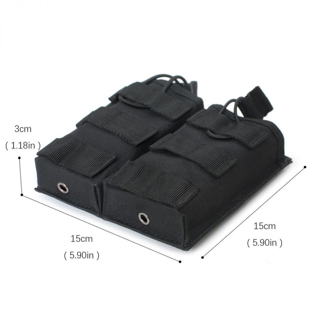 Tactical M4 MOLLE Magazine Pouch: Multifunctional Crossbody Bag with Power Bank Sleeve for Outdoor Sports Enthusiasts.