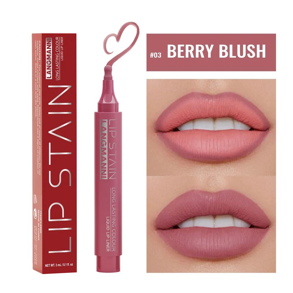 LANGMANNI Lip marker tint / pencil marker matte liquid water resistant