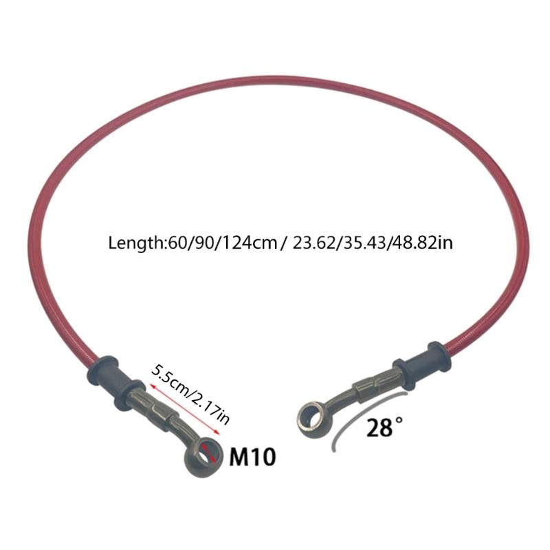 60/90/120cm Motorrad Bremskupplungsölleitungen Leitung Rohr Verwendet für Pit Dirt Bike