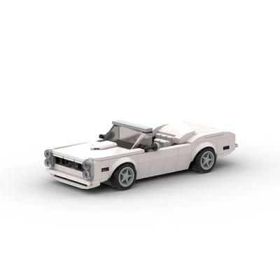 M Building Block Car Pontiac Gto Convertible Compatible Boy Assembly Model Set
