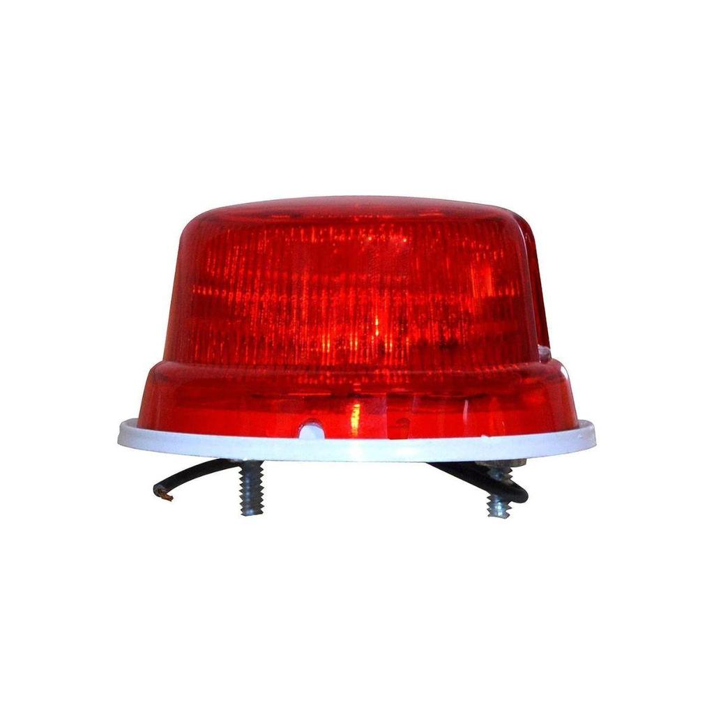 2Pc Universal Tail Lights Round Red Led Trailer Tail Lights Turn Stop Brake For Rv Trucks Tractor , Yanmar L1500, L175, L2000 With 24V