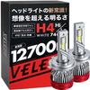 VELENO H4 LED Headlight Measured 12700lm Hi/Lo Switching Cut Line