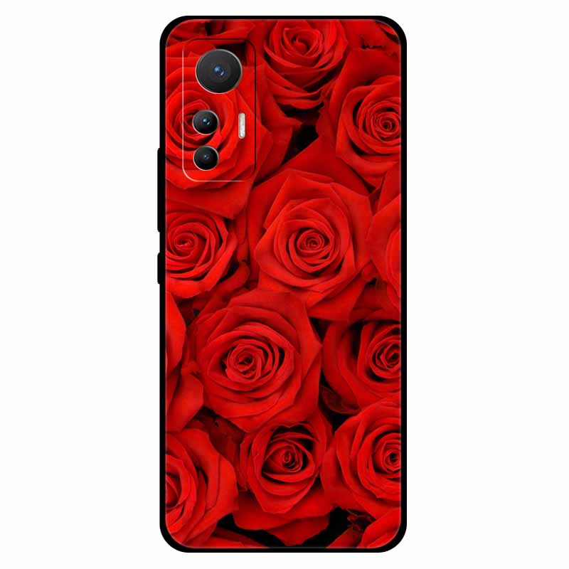 For Xiaomi 12 Lite Case Soft Silicone TPU Space Protective Back Cover For Xiaomi Mi 12 Lite Cases 12lite Printed Marble Shells