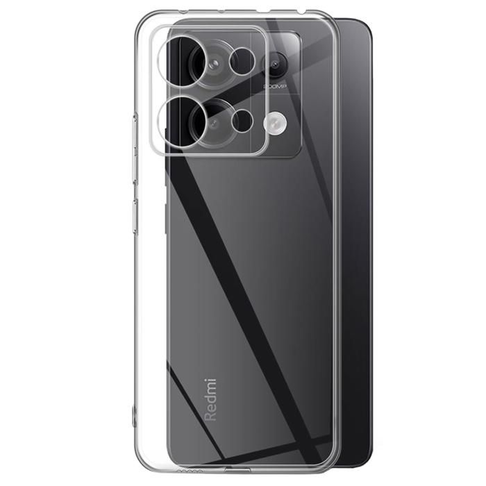 Coque - Phonillico® - Xiaomi Redmi Note 13 PRO 5G - Silicone Gel TPU - Ultra Slim - Transparent