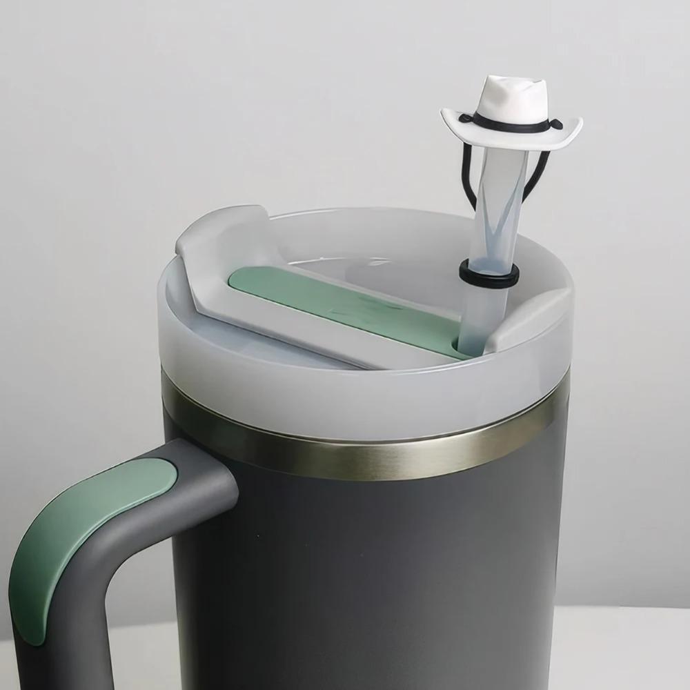 Dust-proof Cowboy Hat Straw Cover Leak Proof Straw Stopper Cup Decoration Straw Topper  30/40oz Cup