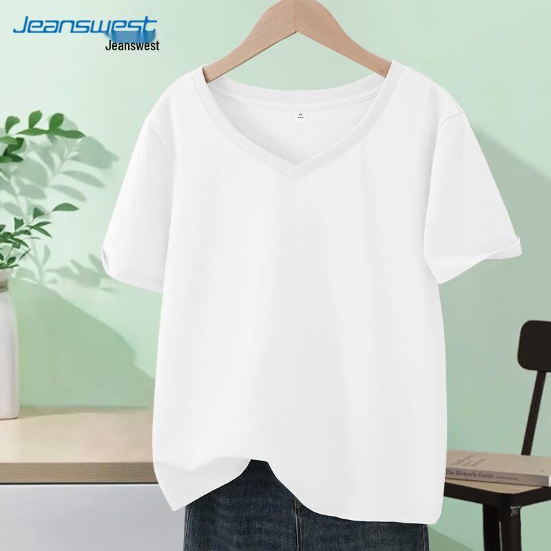 Jeanswest Women's V-Neck Cotton T-Shirt