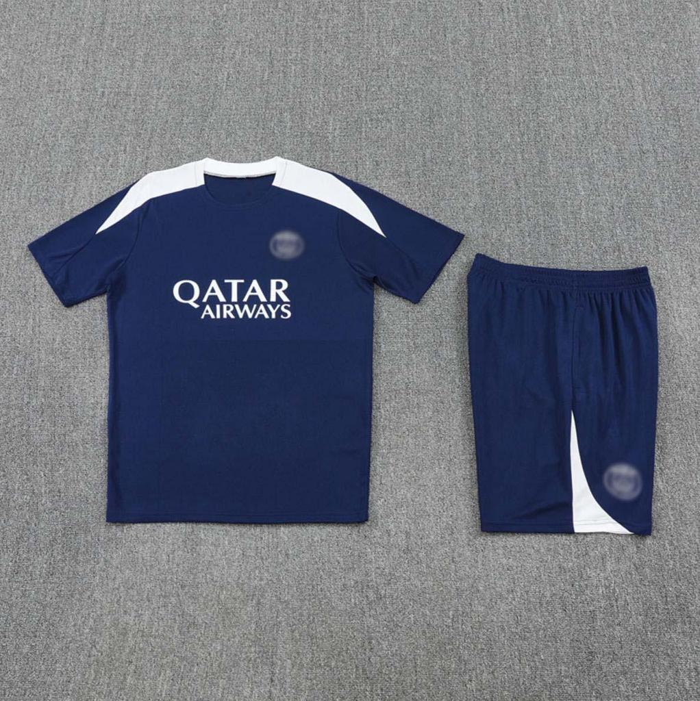 Gran Kit de Fútbol del Paris Club: Conjunto de Entrenamiento de Fútbol para Adultos y Niños con Camiseta y Pantalones Cortos