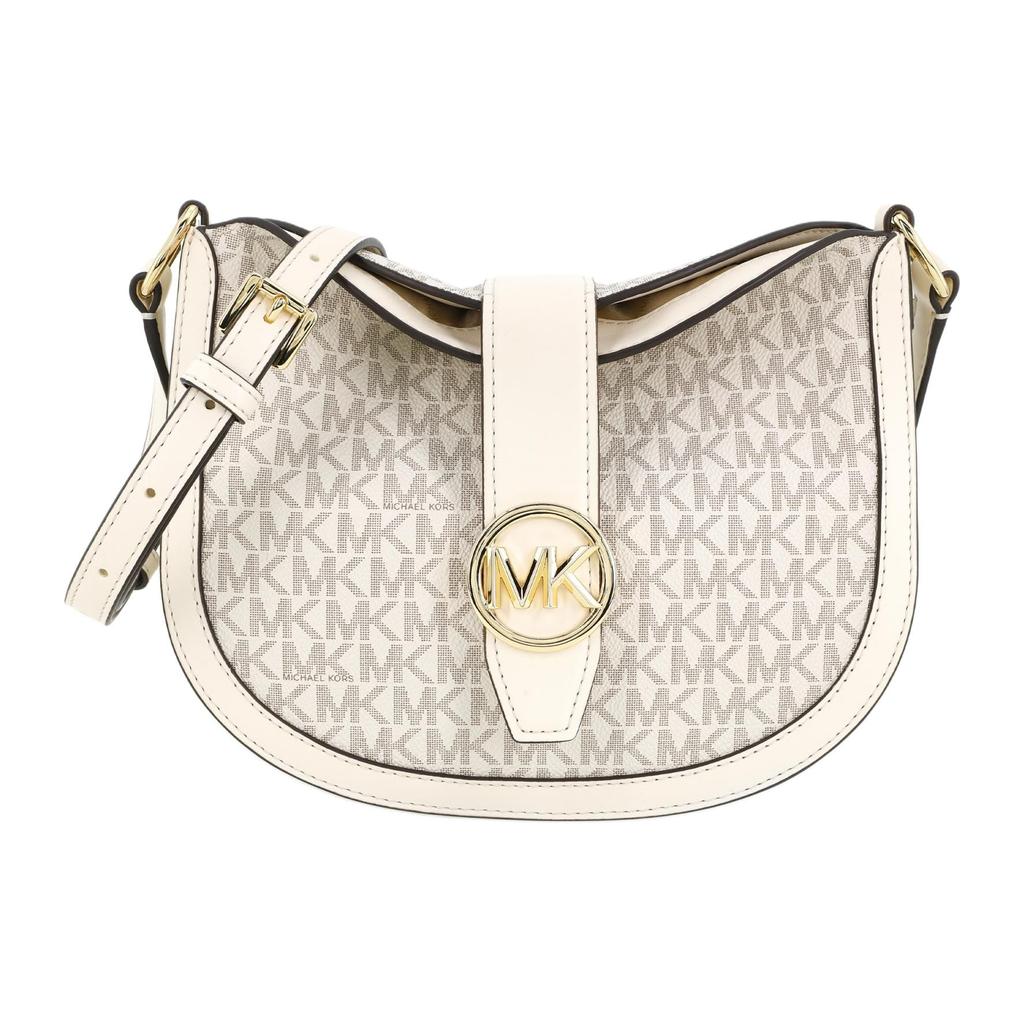 MICHAEL KORS Gabby Canvas Crossbody Bags Small Women's Cream White 35H3G5GC1B-LT CRM MULTI