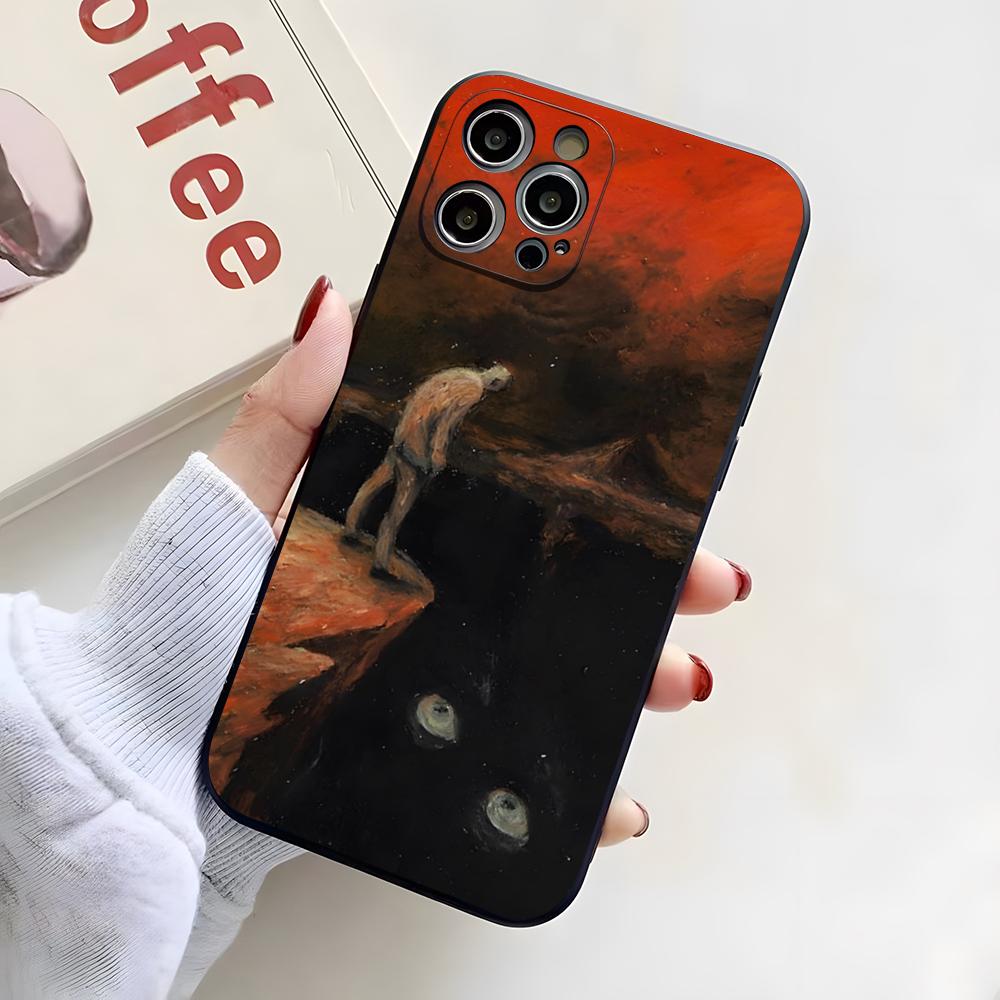 Z-ZdzislawBeksinskis Art Phone Case For IPhone 17 Pro Max 16 15 14 Pro Max 13 11 X Xs Xr 8 7Plus Silicone Cover