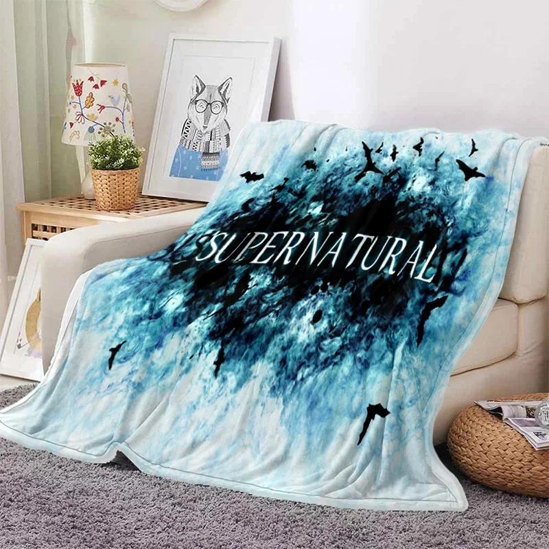 3D Print supernatural Blanket Soft Sofa Cover Throw Blanket Fleece Tapestry Lightweight Warm Bed Blankets for Bedroom Couch