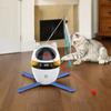 Cat Toys Indoor Electric Toy with Ball and Feather Automatic Chasing Exercise Toy Usb Rechargeable, Smart Interactive Cat Toy