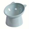 15-degree Inclined Anti-vomiting Tall Cat Food Basin Beard Protection Plastic Inclined Frame Indoor Pet Drinking Water Feeding
