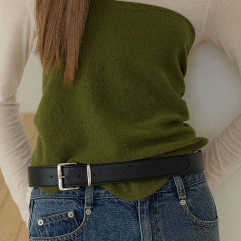 

ремень с широкой пряжкой on&on NEX5XT001 BLACK_FREE