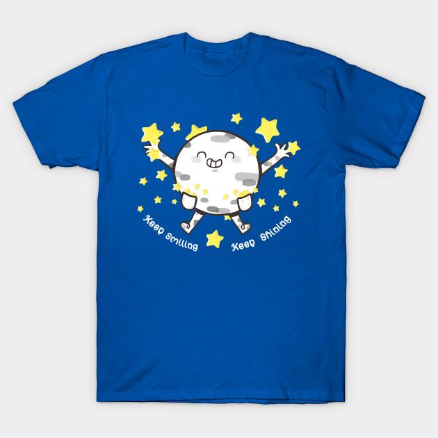

Unisex Fashion TShirt Keep Smiling _ Keep Shining Print TShirt Plus Size S-5XL T-Shirt 100%Cotton Tops O Neck Short Sleeve Tees L синій
