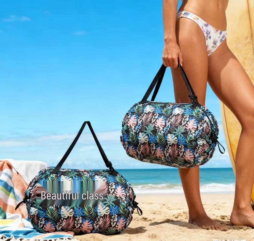 Foldable Japanese-Style Eco-Friendly Travel Shoulder Bag