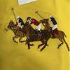 Polo Ralph Lauren Solid Color Logo Embroidered Short Sleeve Polo Shirt Men tops Yellow MNPOKNI1N821568