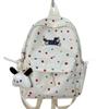 Schoolbag High-value Schoolbag Female Junior High School Student Cute Puppy Computer Backpack Girl High School Student Travel Backpack Tide