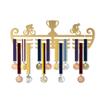 Factory Direct Custom Large Wall Hanger Metal Medal Display Rack for Bulk Medals & Awards Storage