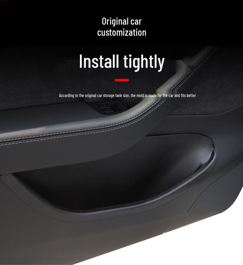 Tesla Model Y Refresh Door Storage & Groove Mats Interior Accessories