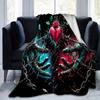 1pc Broken Heart in Chains Blanket  Seasonal Universal Home Decorative for Room, Gift Idea, Living Room, Travel, Camping