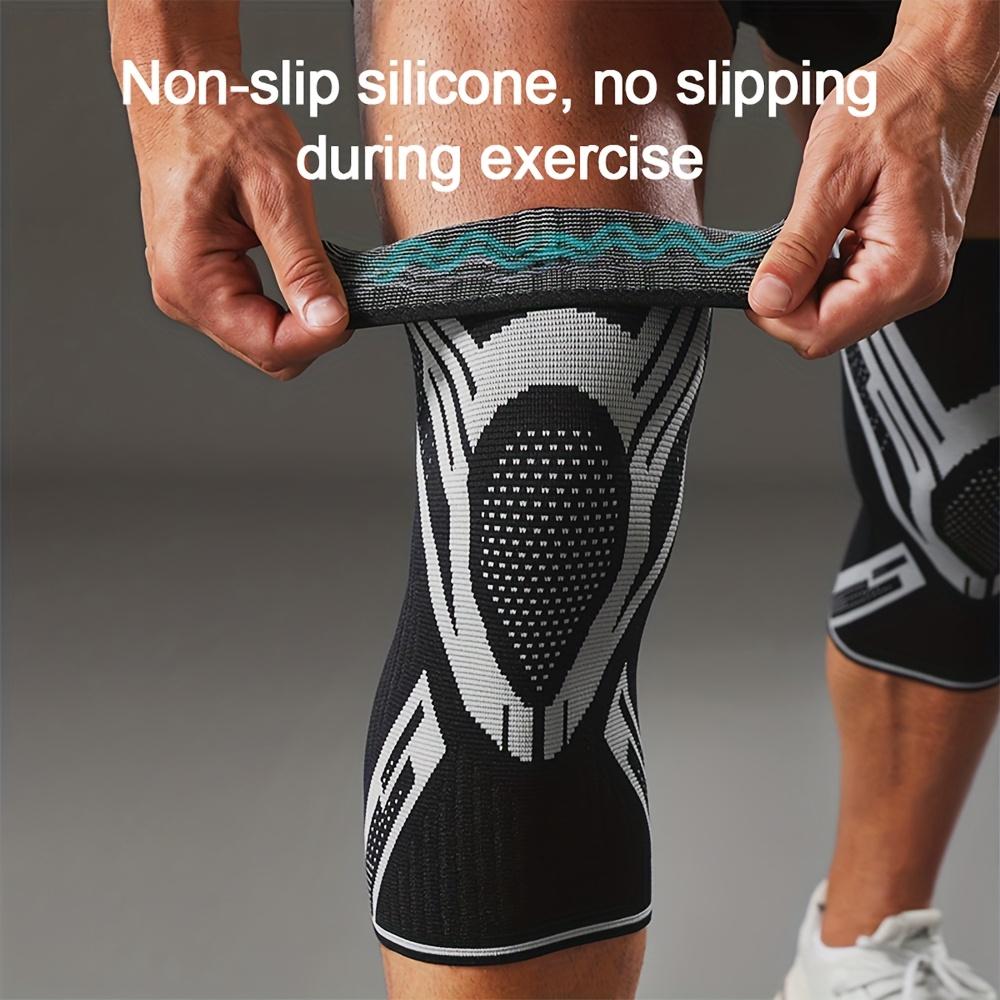 1 Pezzo Manicotto di Supporto per Ginocchio a Compressione Elastico Traspirante Ginocchiere Tutore Molle Palestra Sport Protezione Pallacanestro Pallavolo Corsa