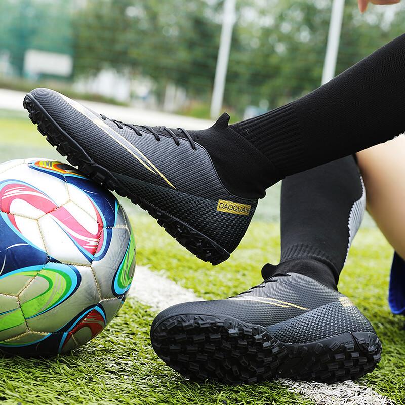 Außenhandel große größe fußball schuhe männlichen gebrochen nägel grundschüler jugendlichen paar kunstrasen spike training schuhe