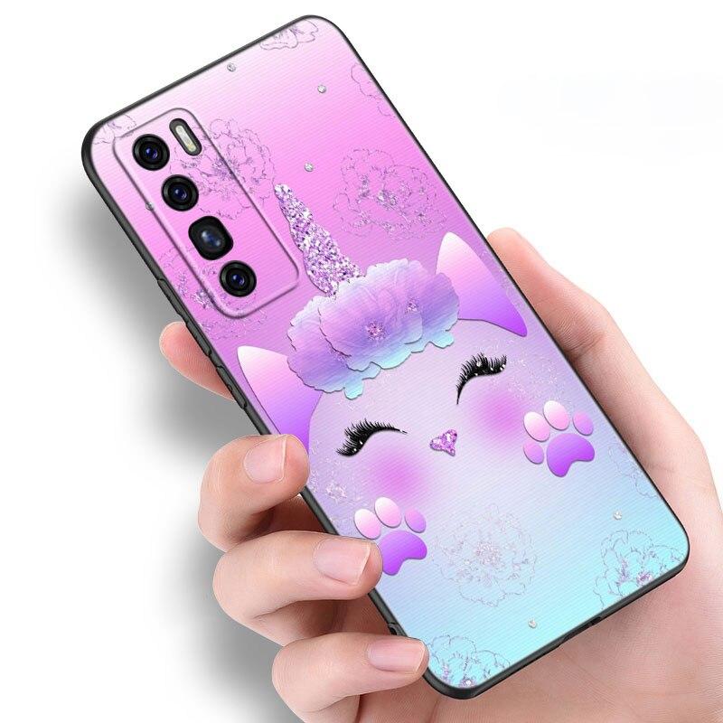 Rainbow Unicorn on We Heart It Case For Huawei NOVA 8 9 Pro 8i 7i 7SE Y60 5T Mate 40 30 20 10 Lite Honor 50 30 Premium Pro + 30S
