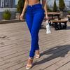 Women's European & American Style Peach Hip Skinny Jeans - Fashionable Casual Pencil Pants