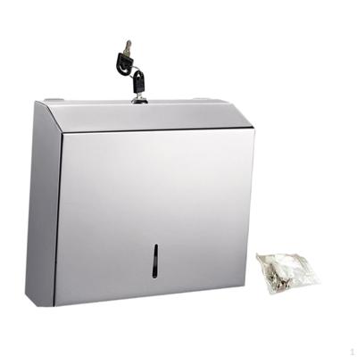 Paper Towel Dispenser, Hand Stainless Steel Tissue Box Dispenser for Hotel