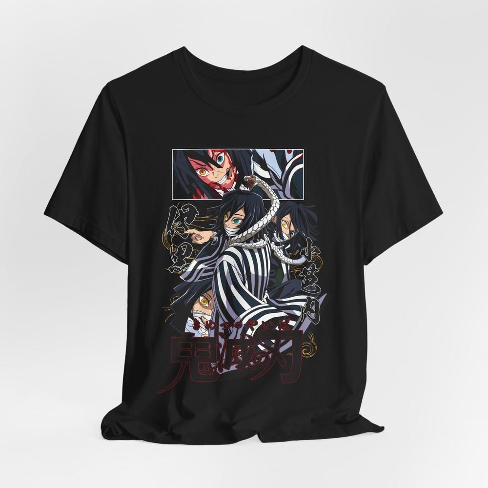 Obanai Anime Graphic T-Shirt Tee Tops, Unisex Jersey Short Sleeve Shirt, Manga Lover Gift,