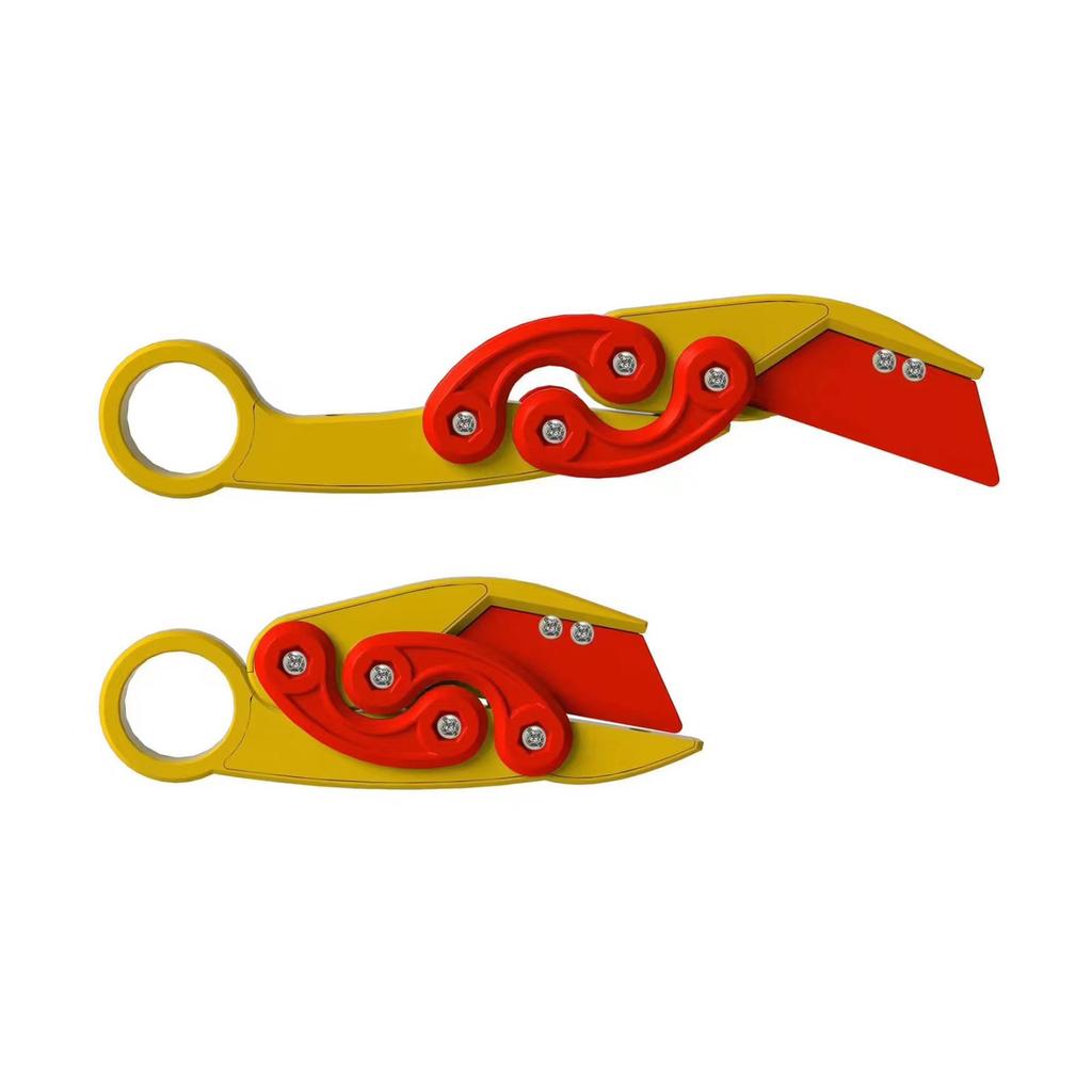 3D Gravity Radish Knife Decompression Push Card Kids Small Toy Radish Comb Decompression Children Toy Christmas Gift